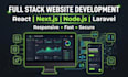 build a custom full stack website with react nextjs nodejs or laravel