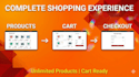 responsive HTML ecommerce shopping cart