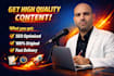 write engaging SEO articles, blog posts and scripts