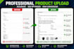 upload shopify, woocommerce, etsy and amazon products with SEO optimization