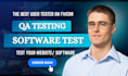do user testing and review website, android app ios app game, QA review