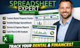 custom excel spreadsheet template, budget tracker or rental property spreadsheet
