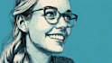 make a custom portrait in linocut style