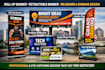 do roll up banner, retractable banner, feather flag, pull up, billboards signage