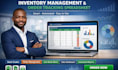 design inventory management sheet, order tracking spreadsheet, inventory tracker