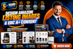 do amazon listing images design, amazon infographic, product listing images