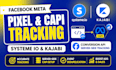 integrate facebook meta pixel conversion API tracking into systeme io and kajabi