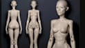 sculpt 3d bjd articulated model, 3d bjd toy design, flexi model for 3d printing