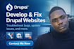 develop drupal websites fix drupal issues drupal bugs update drupal site modules