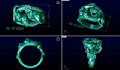 modeling cad jewelry, ring, pendant, chain, relief