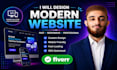 design a modern responsive website