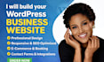 build wordpress business website or wordpress blog website with elementor pro