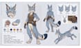 draw furry ref sheet fursona reference sheet nsfw furry oc and anthro character