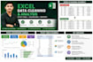 do excel data cleaning, formatting, and data cleanup