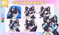 draw twitch emotes, chibi emotes, animated emotes, vtuber, vtuber for stream