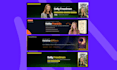 design a modern linkedin banner and post templates for personal branding
