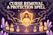 remove curse hex black magic, negative energy with protection spell