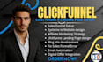 design high converting clickfunnel landing page, sales funnel expert