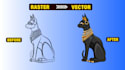 convert raster image to vector illustration