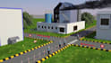 create 3d industrial site safety training, 3d construction walkthrough animation