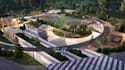 render recreational site plan, visualize modern parks, landscape layout design