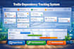 create dependency tracking systems in trello