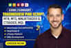 code or convert tradingview pine script to mt4 mt5, ninjatrader 8, ctrader, mql