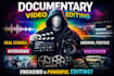 edit fern style video with cinematic, documentary editing