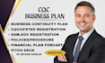 write a professional domiciliary care business plan for cqc registration