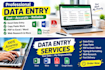 do data entry, copy paste, and bangla english typing