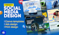 do trendy social media content and canva templates design