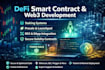 defi smart contract blockchain developer web3 dex dapp staking presale launchpad