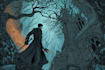 do dark fantasy art illustrations in a painterly style