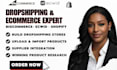 build bigcommerce ecwid shopify dropshipping store and upload products