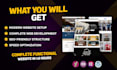 design and develop a luxury wordpress website for your business