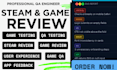 do steam app review game testing playtest QA bug testing saas review feedback
