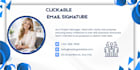 create a professional clickable HTML email signature