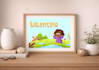 custom childrens portrait illustration