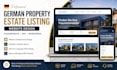 create deutsch property estate listing website design squarespace wix wordpress