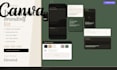design minimalist canva branding kit social media template brand kit brand guide