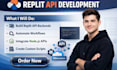 build replit api development replit saas api backend automation replit node api
