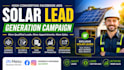 create high converting facebook solar lead generation campaign for installers