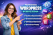 redesign, edit or update any wordpress website quickly