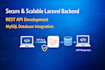 develop secure laravel rest API and backend