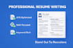 write an ats resume that gets interviews