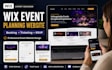 build wix event planning website event ticket event booking event sale website