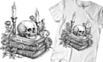 create a beautiful vintage medieval illustration