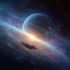 make high quality space art and futuristic space scenes