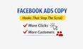 write facebook ads copy and email copywriting