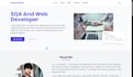 develop business portfolio website using django and flask